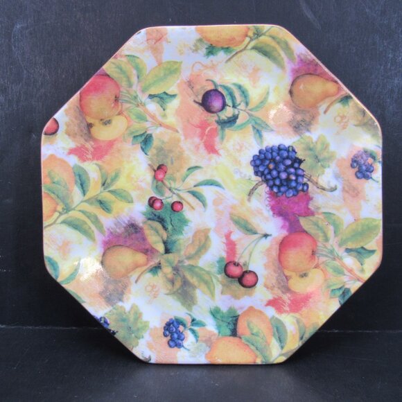 Formalities by Baum Bros Mini Tea Set Fruit Design & Gold Accents 8 Pc Set - Picture 10 of 12